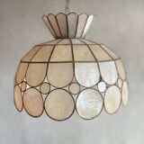 Large pearly pendant light
