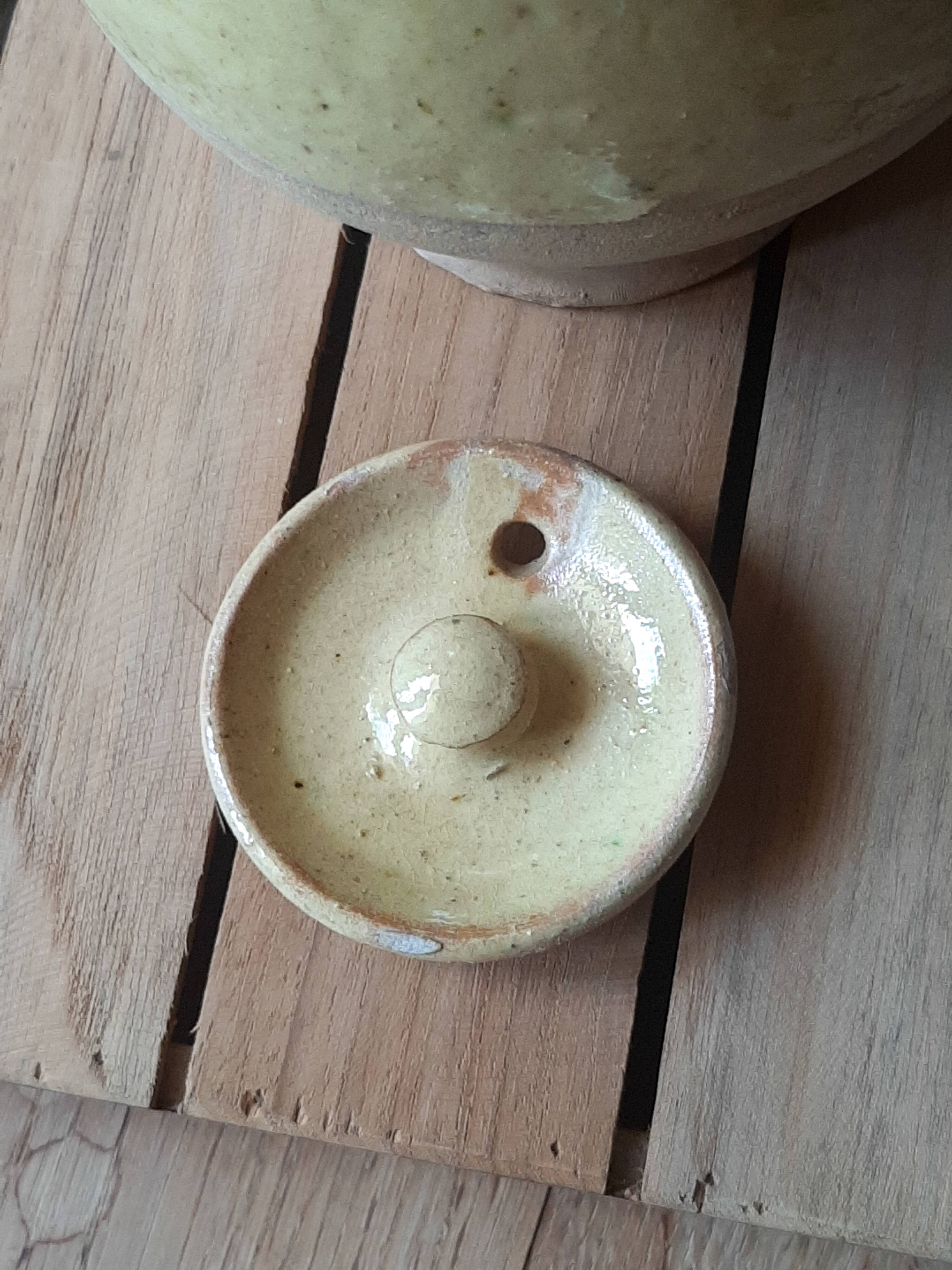 Yellow terracotta crockery