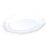 K&G (Keller & Guerin) Half-Porcelaine Lunéville Large polylobed serving dish late 19th century