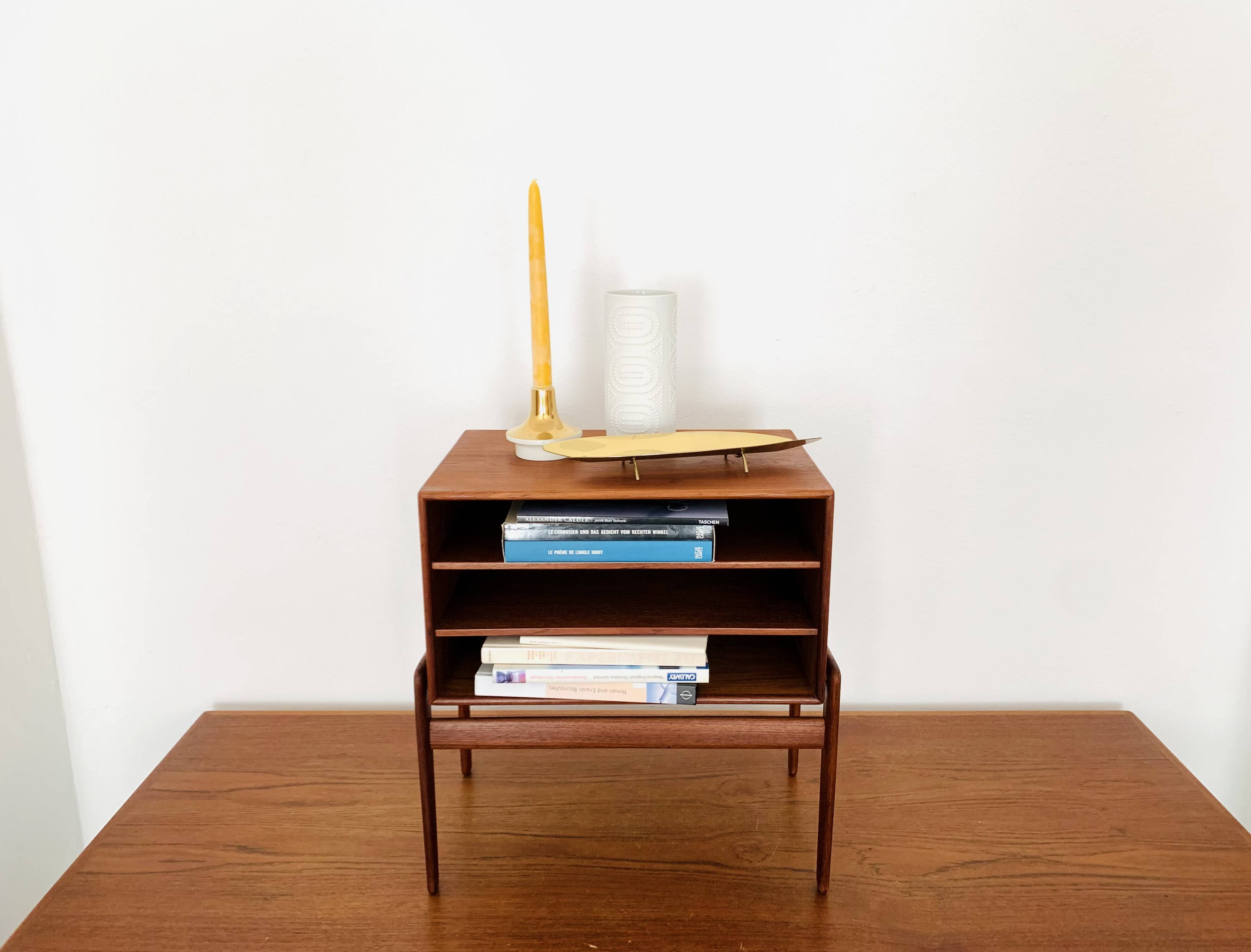 Table de chevet danoise en teck par Arne Vodder pour Vamo