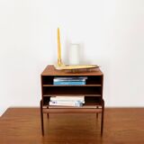 Table de chevet danoise en teck par Arne Vodder pour Vamo