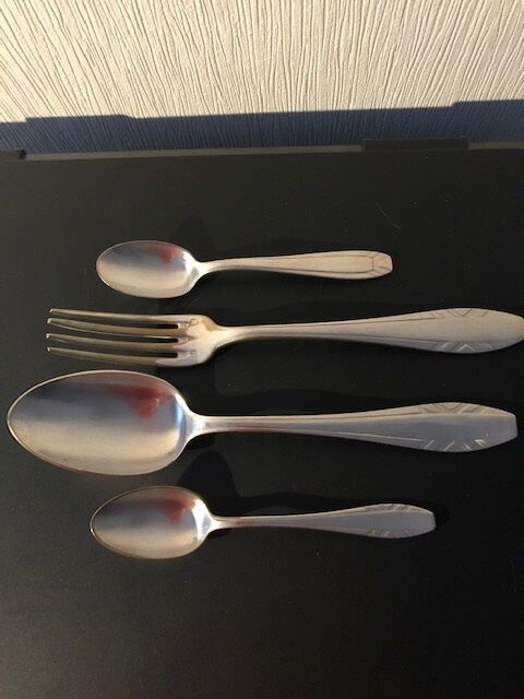 Art Deco orbrille christening cutlery 1925