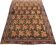 Old Persian Bidjar Gol-Farang carpet. 207x156 cm
