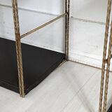 Pair of twisted string wall shelves