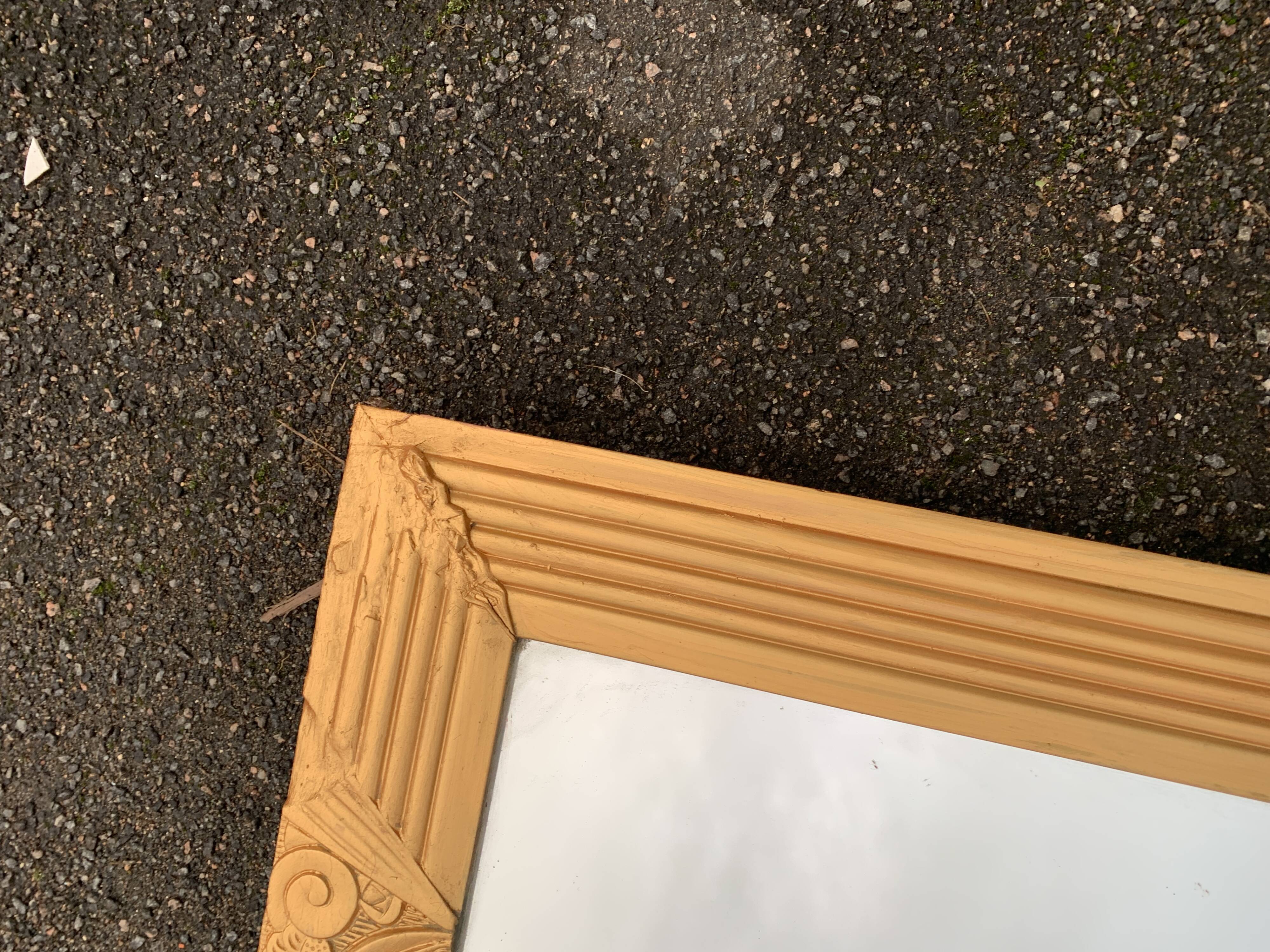 Old art deco style mirror