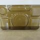 Set of 3 Guzzini trays, in smoked transparent ABS, 1970, Italy, vintage