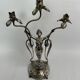 Grand chandelier figuratif avec nymphe Femme fatale