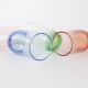 Set of 4 Italian Colorful Glasses, 1980s