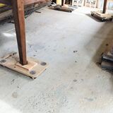 Solid oak farmhouse table, 270x120 cm, with 4 drawers