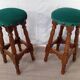 Paire de tabourets de bar années 70