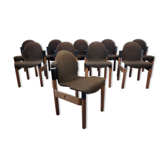 10 chaises Flex par Gerd Lange pour Thonet, années 80