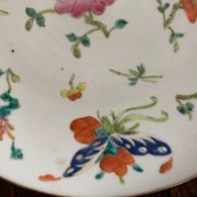 Assiette, porcelaine famille rose, Chine, XIXème