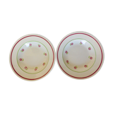 2 deep plates from Gien, Christian model 2107129