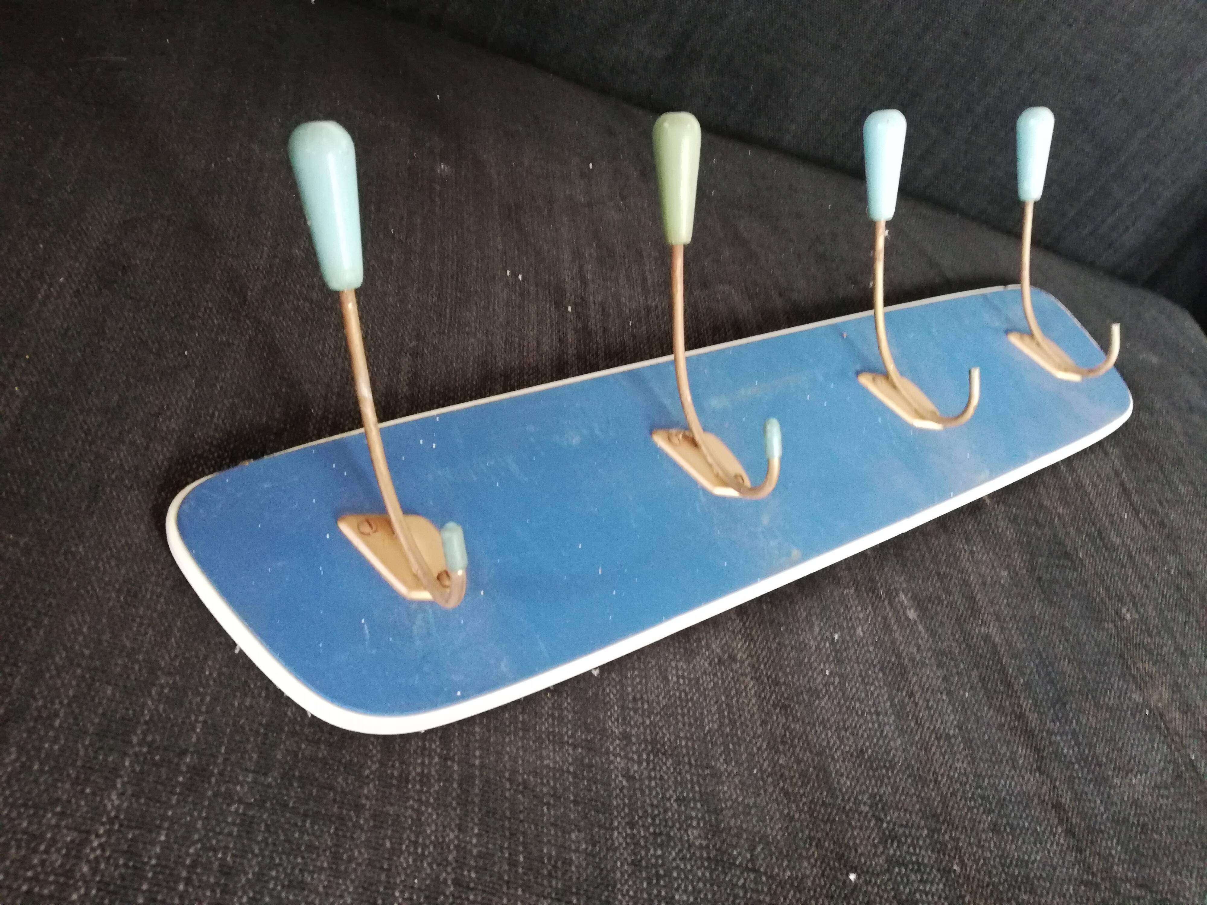 Coat holder 4 double vintage rockabilly patères