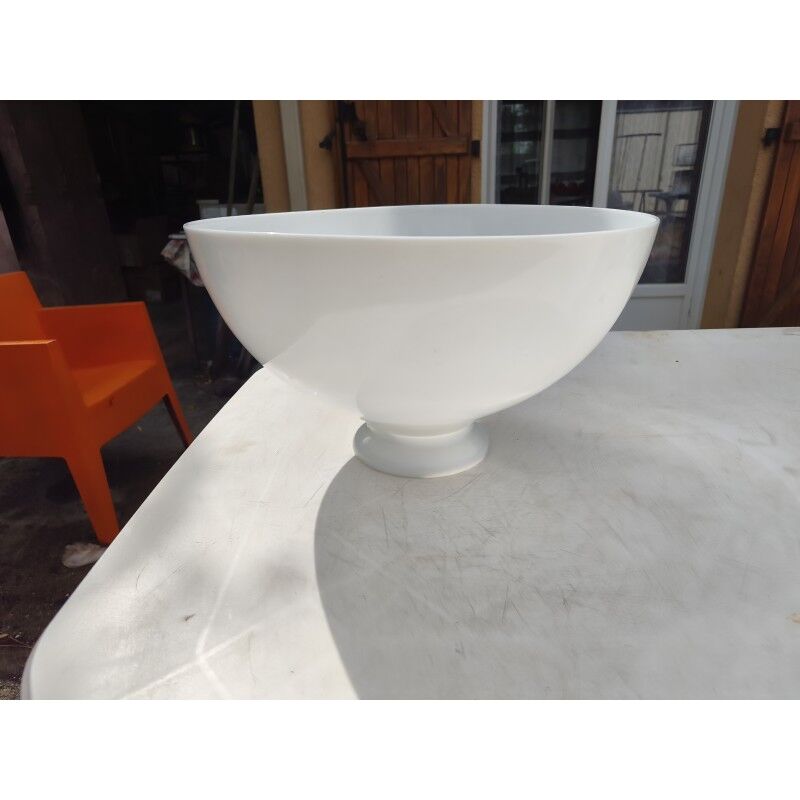 Opaline de suspension en opaline blanche