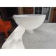 Opaline de suspension en opaline blanche