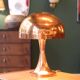 Lampe de table “champignon” Space Âge en métal cuivré, 1960