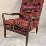 Mid-Century Armchair With Outswept Arms