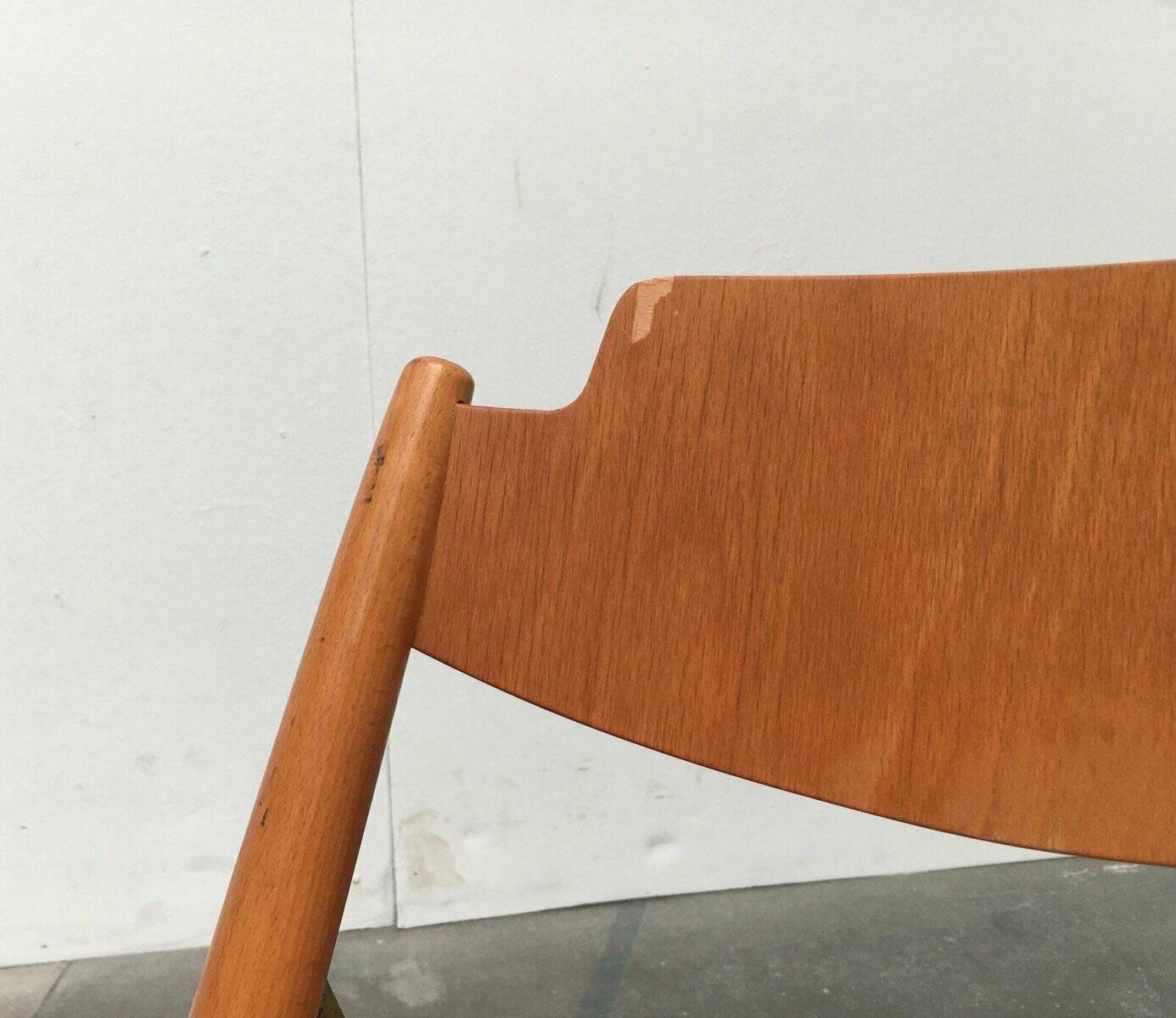 Set of folding chairs for children SE 18 German mid-century by Egon Eiermann for Wilde+Spieth, 1950s