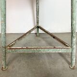 Green Industrial Workshop Stool, 1960s