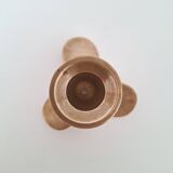 Solid brass propeller candlestick