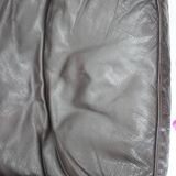 1970s danish 2-seater sofa in dark brown leather