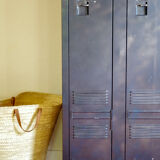 Double patinated blue jacket