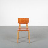 1960s plywood children chair manufactured in the Netherlands