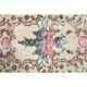 Vintage Turkish Oushak Handmade Wool Cotton Red Area Rug 107x191