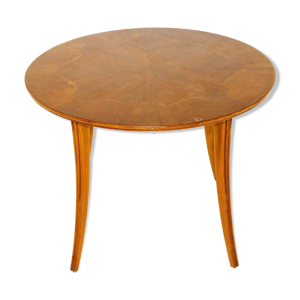 Table basse en orme, Suède, 1940