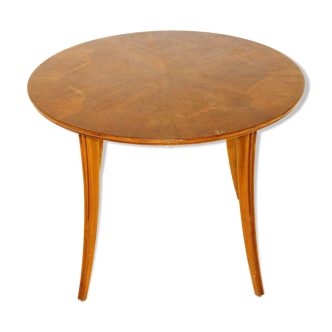 Table basse en orme, Suède, 1940