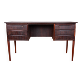 Danish desk in rosewood with teak legs, Johannes Andersen 1960.