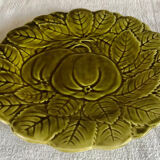 6 old Sarreguemines slip plates