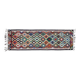 Turkish Vintage Oushak Runner Handwoven Wool Colorful Runner Rug 97x302