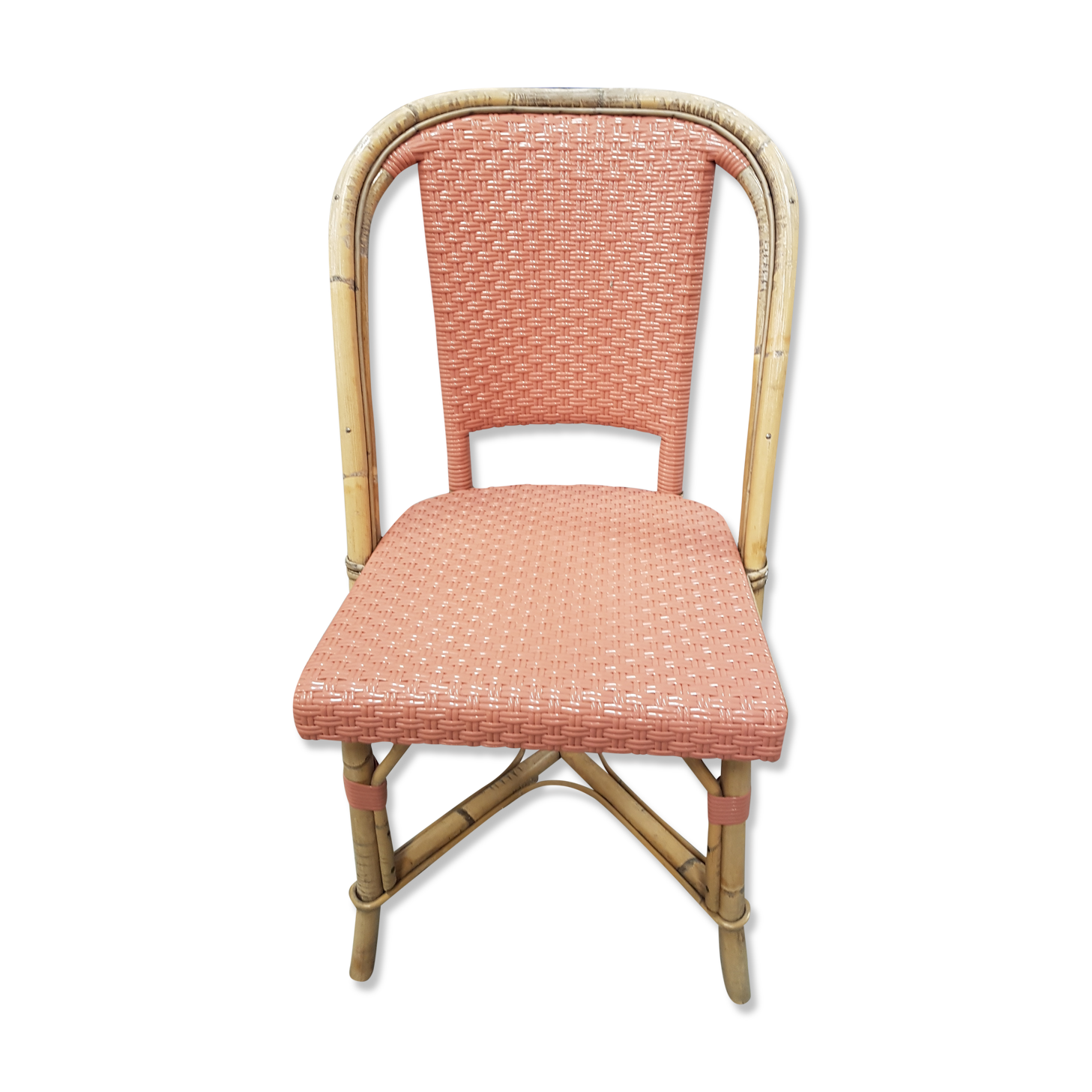 Pink bistro chair