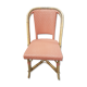 Chaise bistrot rose