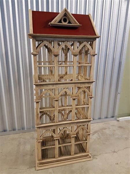 A vintage bird cage