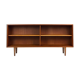 Vintage teak sideboard lowboard shelf bookcase 60s