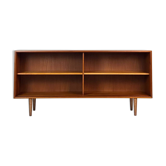 Buffet bas, bibliothèque en teck, années 60