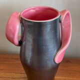 Signed ceramic vase