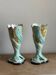 Pair of antique barbotine vases