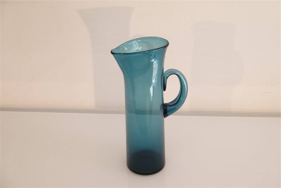 Danish glass carafe by Per Lukten 1970