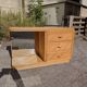 1970s rattan sideboard