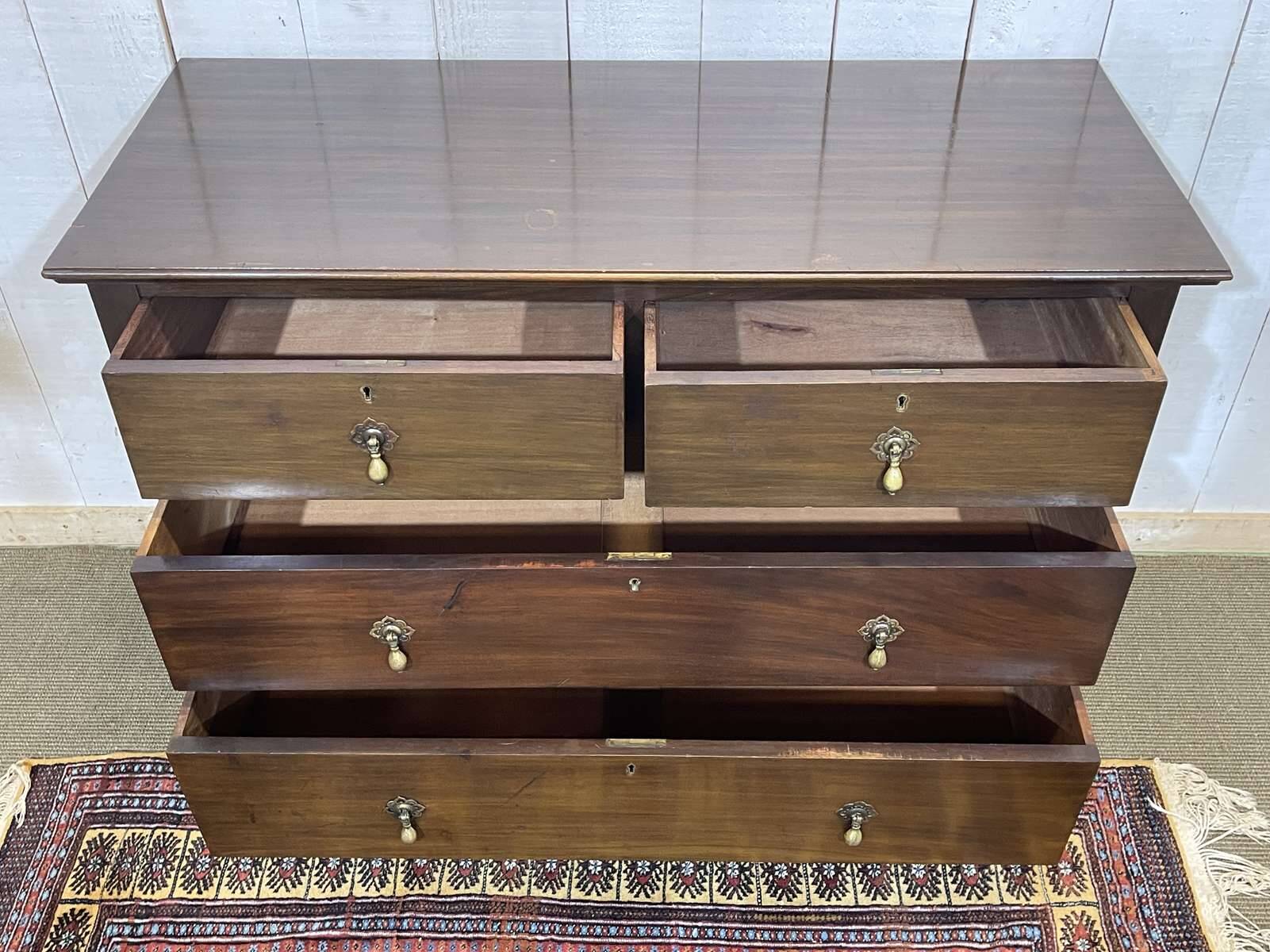 English mahogany commode from the 1930s.