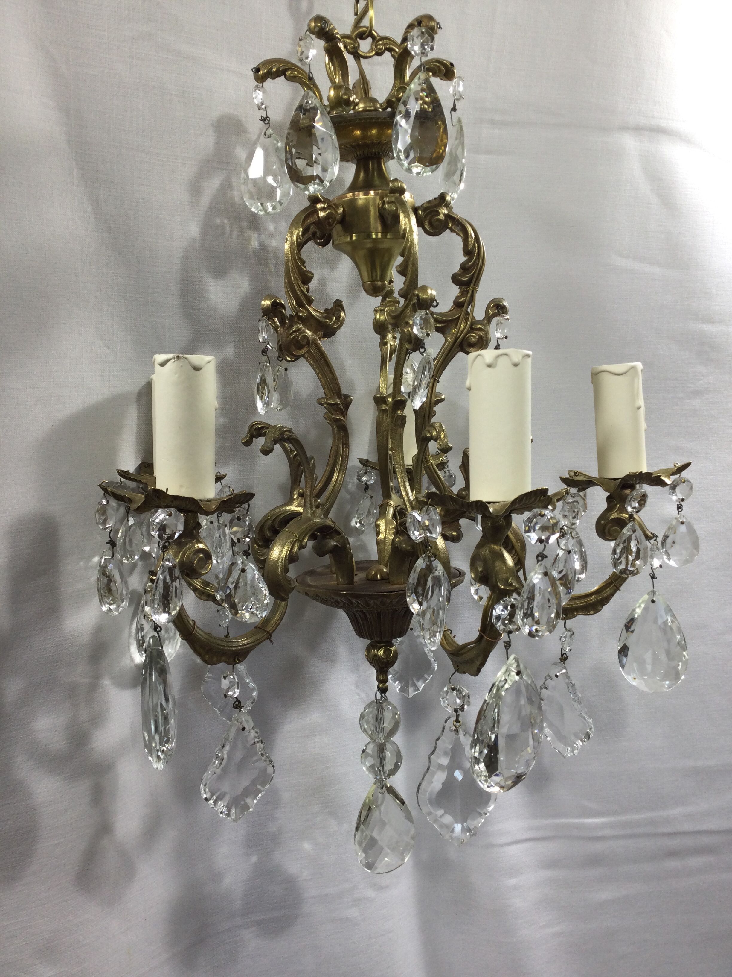5-light cage chandelier