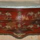 Commode Bombe Chinoiserie en Chêne, Marbre et Bois Doré