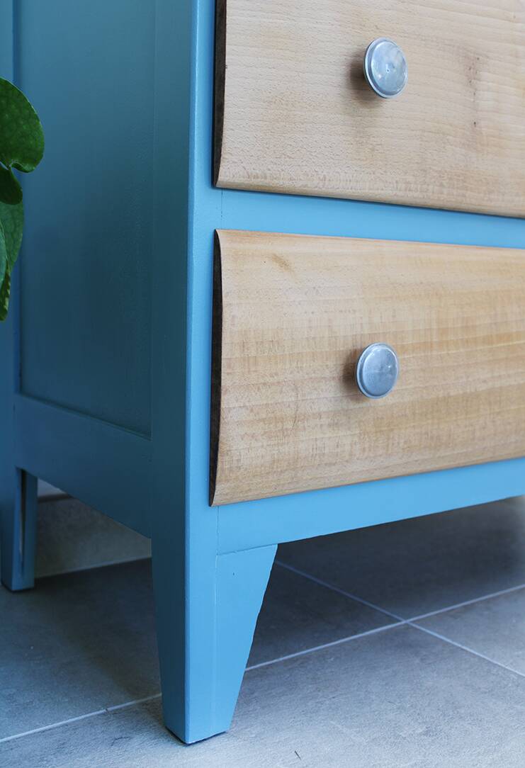 Revamped chest of drawers