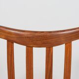 Mid-Century Teak and Leather Dining Chairs by Leslie Dandy for G-Plan, 1960