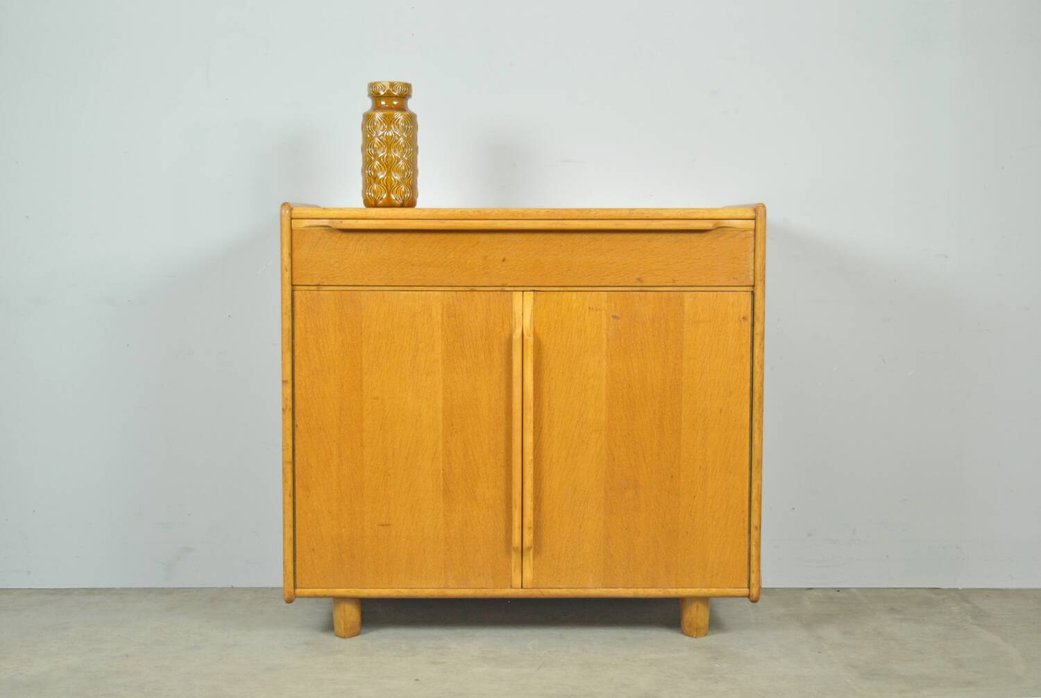 Vintage Mid-century hanging cabinet with sliding doors, 1960s