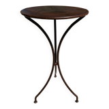 Handcrafted wrought iron side table